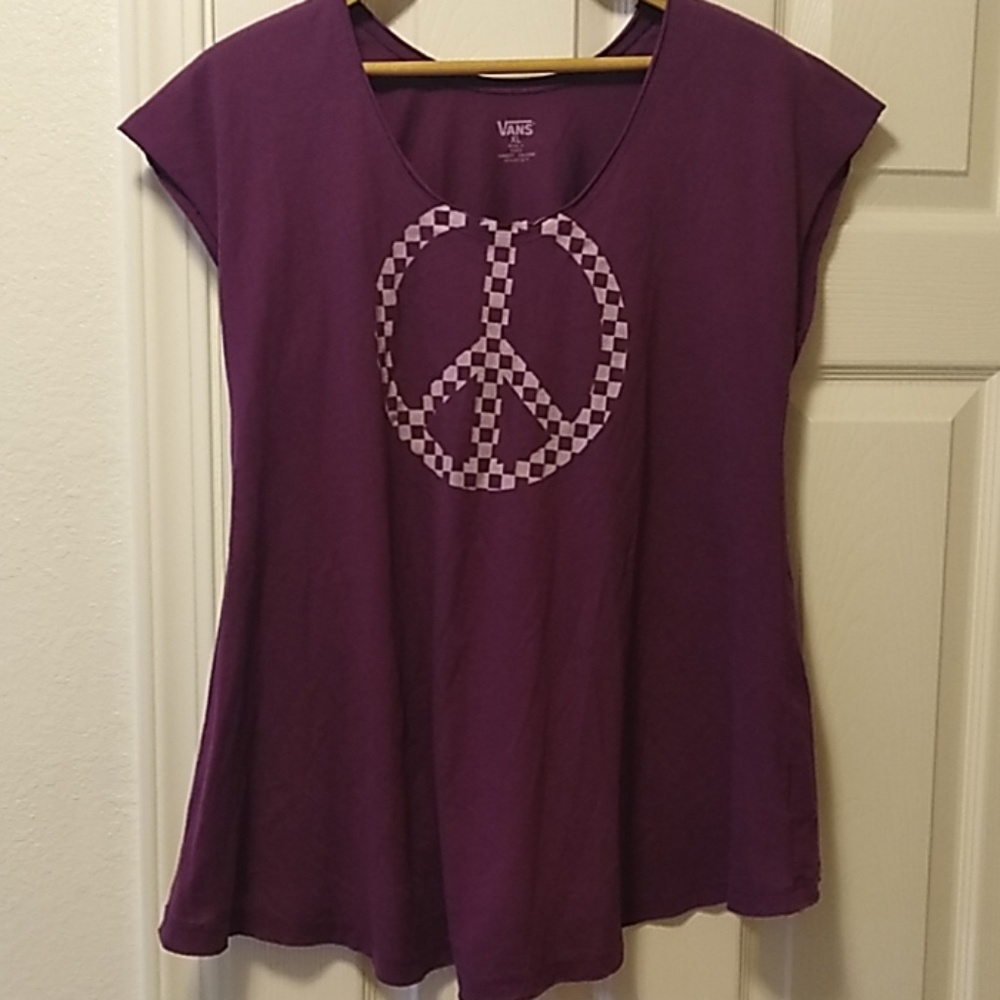 Vans t shirt XL Peace Sign